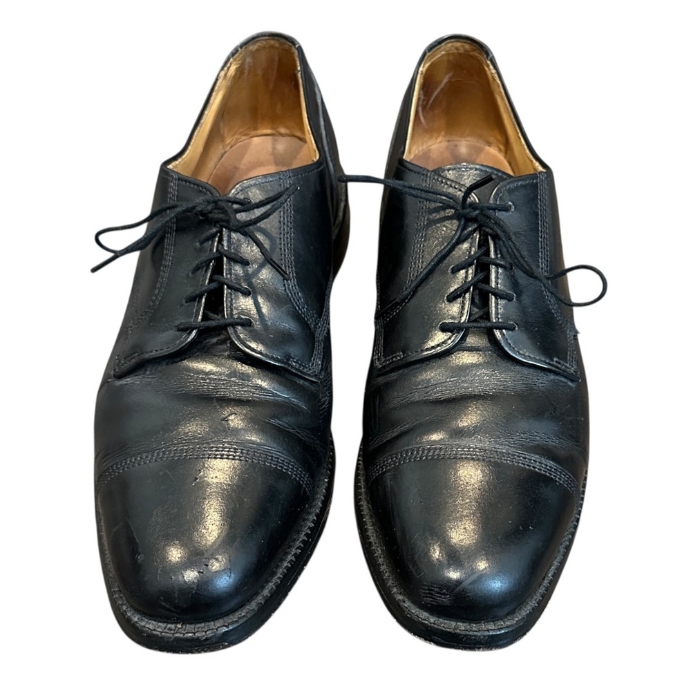 Allen Edmonds Hampstead Cap Toe Oxford Dress Shoes Black Men’s 9.5 D USA Made - Picture 3 of 9